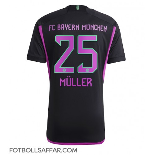Bayern Munich Thomas Muller #25 Bortatröja 2023-24 Kortärmad